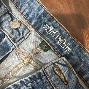 Wild fable ripped crop jeans